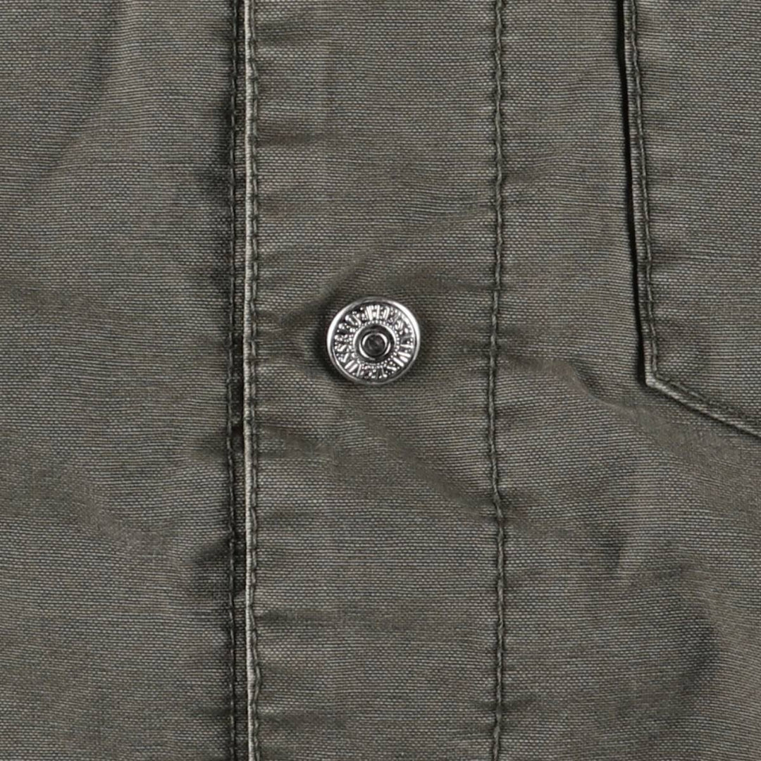 2000'S Levi's Engineered Jacket 70100-2981, Euro Model, Draped, Padded, Men's Size Medium cotton Khaki type Vintage Second Hand