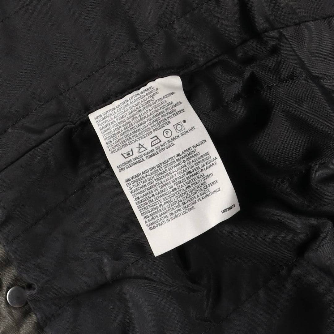 2000'S Levi's Engineered Jacket 70100-2981, Euro Model, Draped, Padded, Men's Size Medium cotton Khaki type Vintage Second Hand