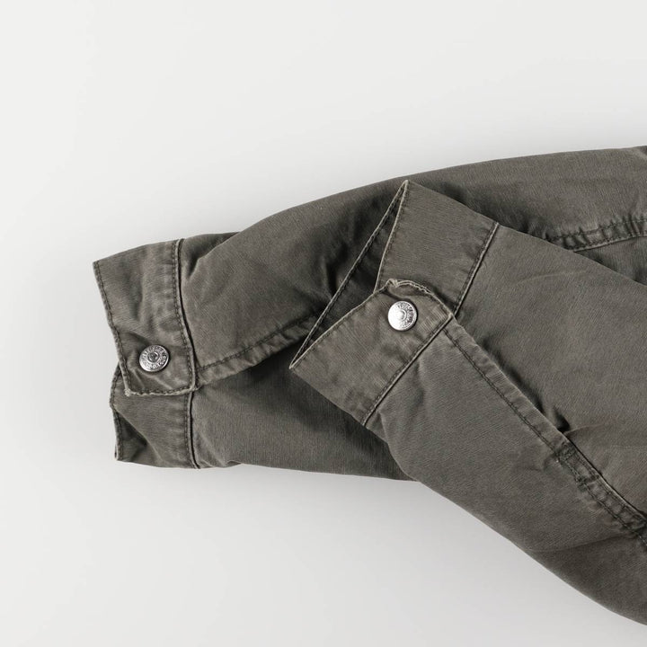 2000'S Levi's Engineered Jacket 70100-2981, Euro Model, Draped, Padded, Men's Size Medium cotton Khaki type Vintage Second Hand