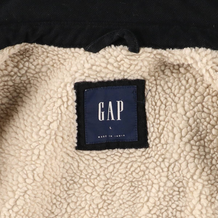 GAP cotton jacket, men's size L cotton black type Vintage Second Hand