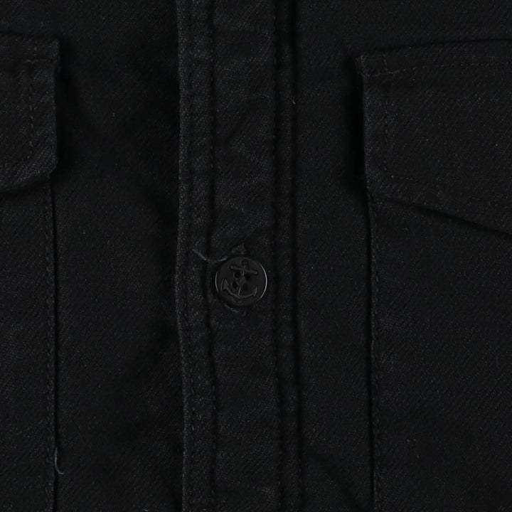GAP cotton jacket, men's size L cotton black type Vintage Second Hand