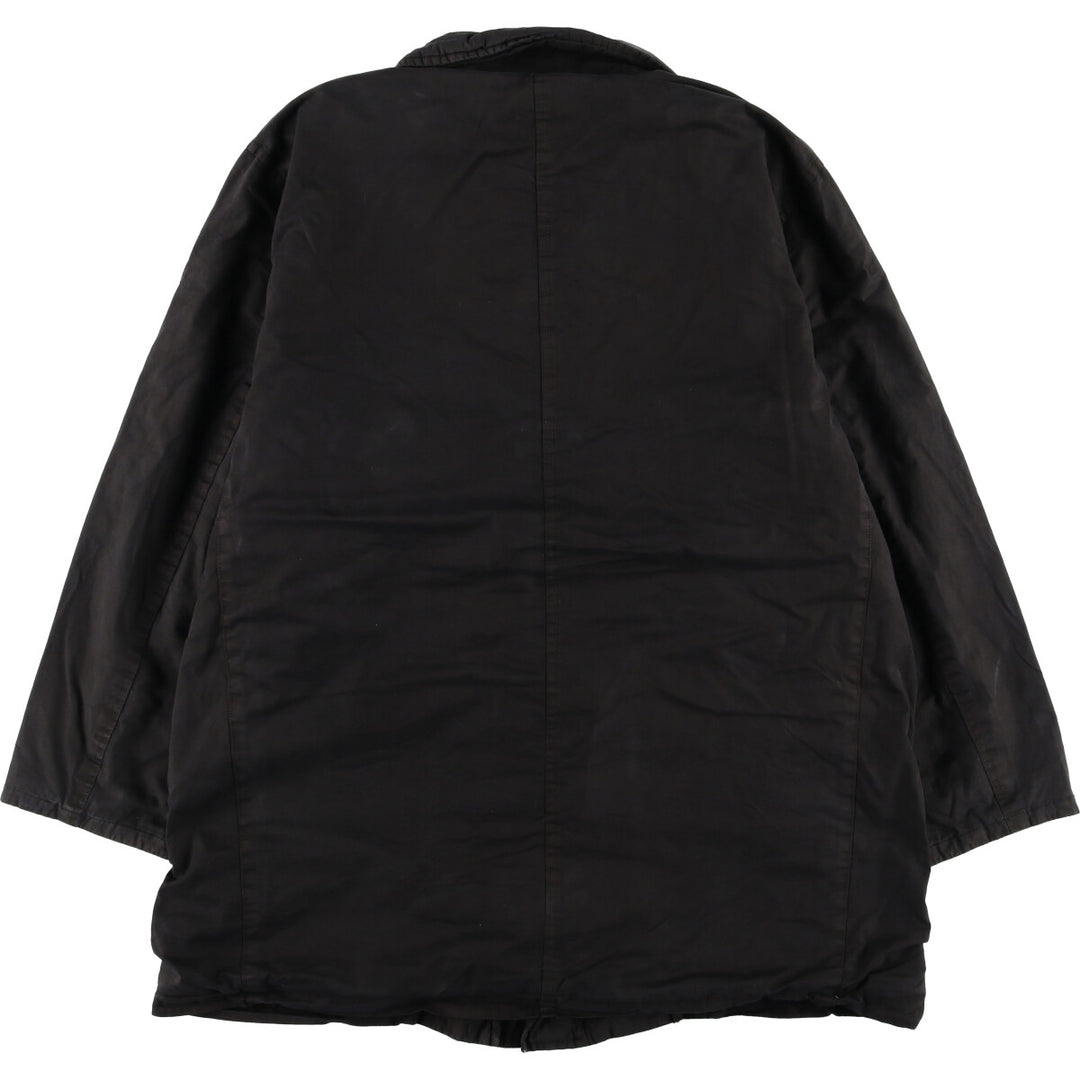 Burberry's BURBERRY LONDON half coat, men's size XL unclear black type Vintage Second Hand