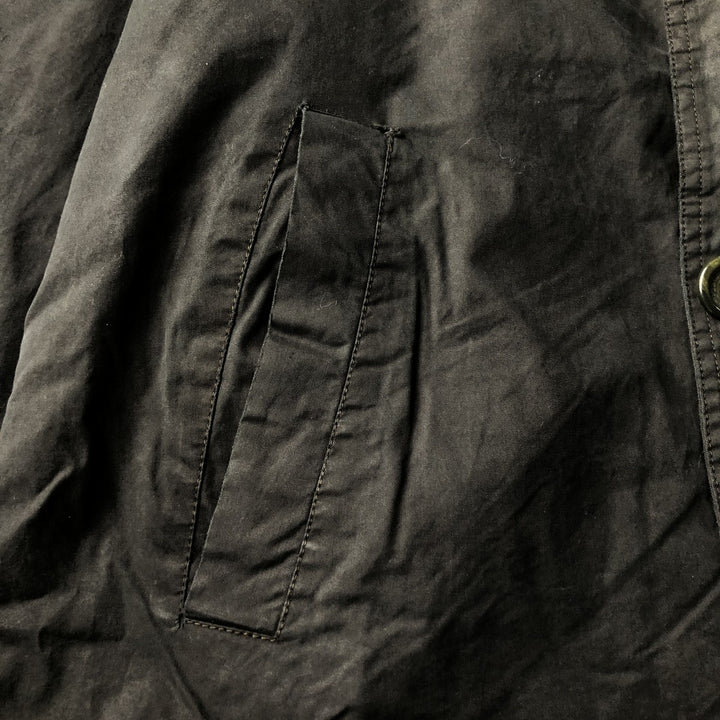 Burberry's BURBERRY LONDON half coat, men's size XL unclear black type Vintage Second Hand