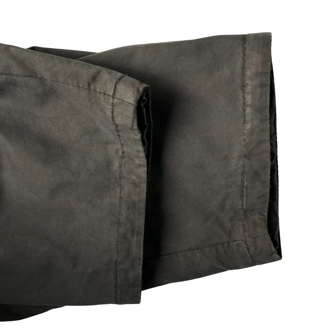 Burberry's BURBERRY LONDON half coat, men's size XL unclear black type Vintage Second Hand