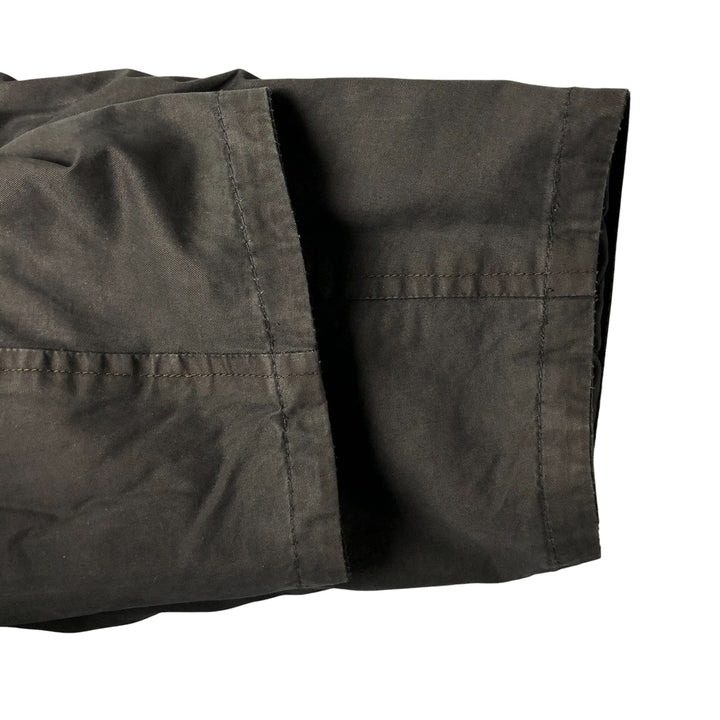 Burberry's BURBERRY LONDON half coat, men's size XL unclear black type Vintage Second Hand