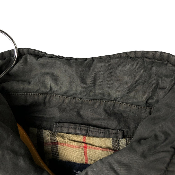 Burberry's BURBERRY LONDON half coat, men's size XL unclear black type Vintage Second Hand