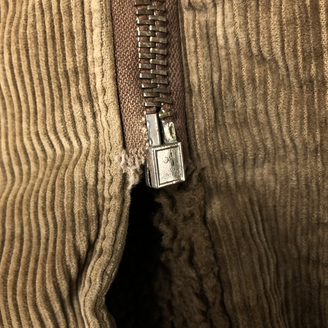 Levi's Padded Corduroy Jacket, Made in Italy, Men's Size L cotton brown type Vintage Second Hand