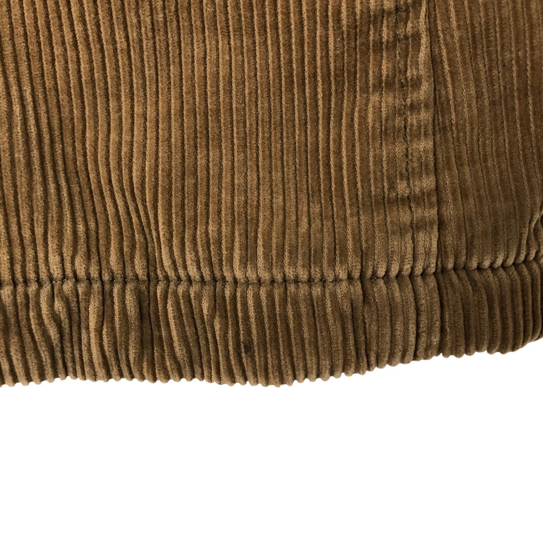 Levi's Padded Corduroy Jacket, Made in Italy, Men's Size L cotton brown type Vintage Second Hand