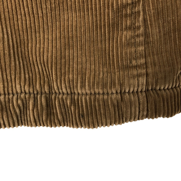 Levi's Padded Corduroy Jacket, Made in Italy, Men's Size L cotton brown type Vintage Second Hand