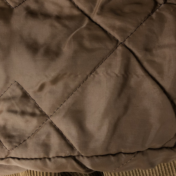 Levi's Padded Corduroy Jacket, Made in Italy, Men's Size L cotton brown type Vintage Second Hand