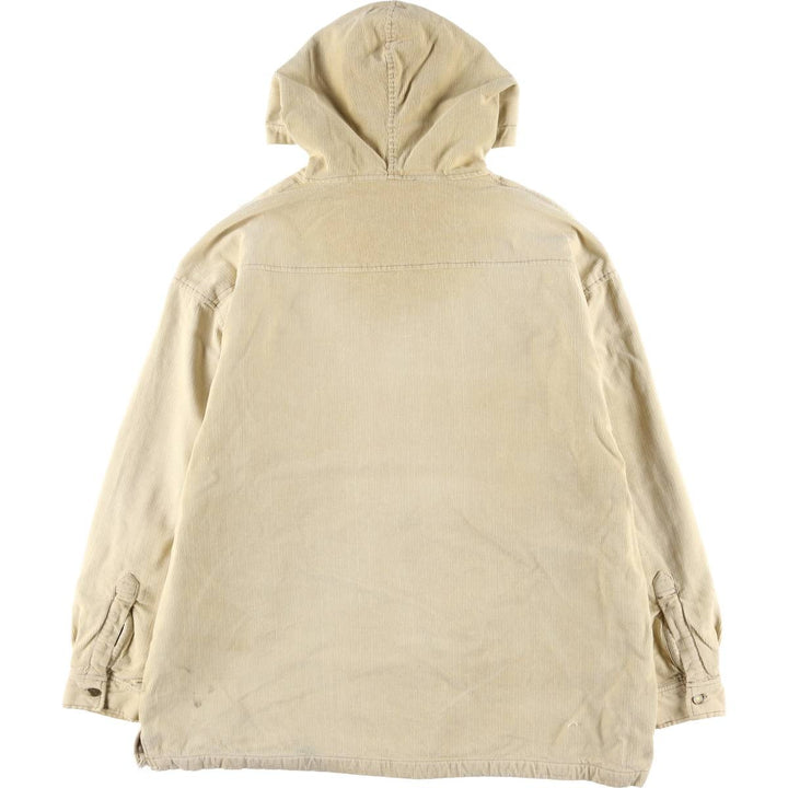 Levi's Anorak Parka Corduroy Blouson Men's Size L cotton Beige type Vintage Second Hand