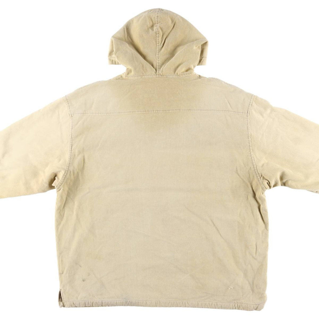 Levi's Anorak Parka Corduroy Blouson Men's Size L cotton Beige type Vintage Second Hand