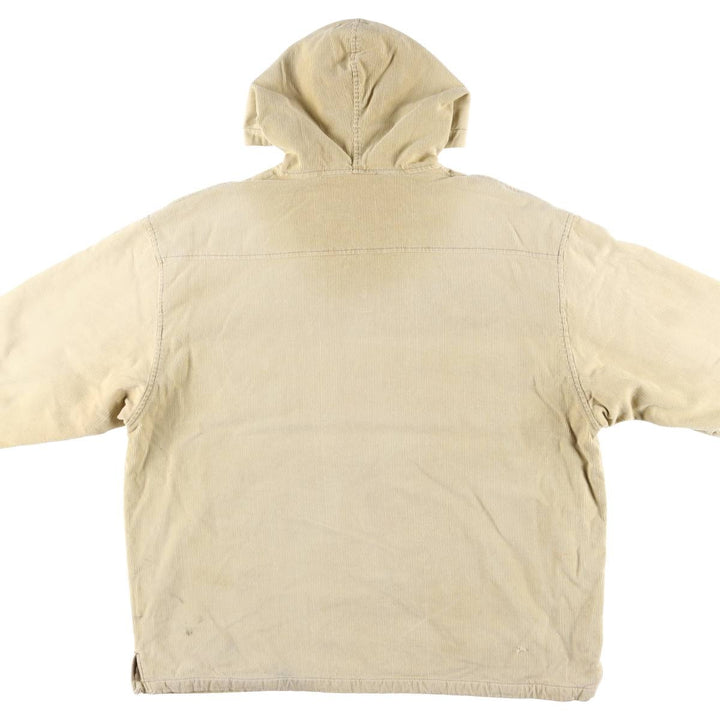 Levi's Anorak Parka Corduroy Blouson Men's Size L cotton Beige type Vintage Second Hand