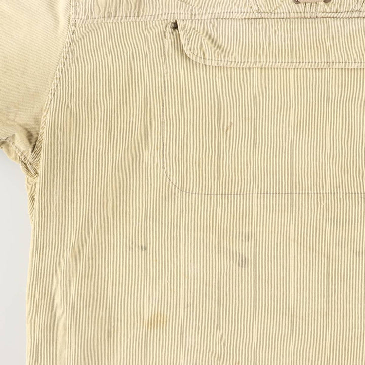 Levi's Anorak Parka Corduroy Blouson Men's Size L cotton Beige type Vintage Second Hand
