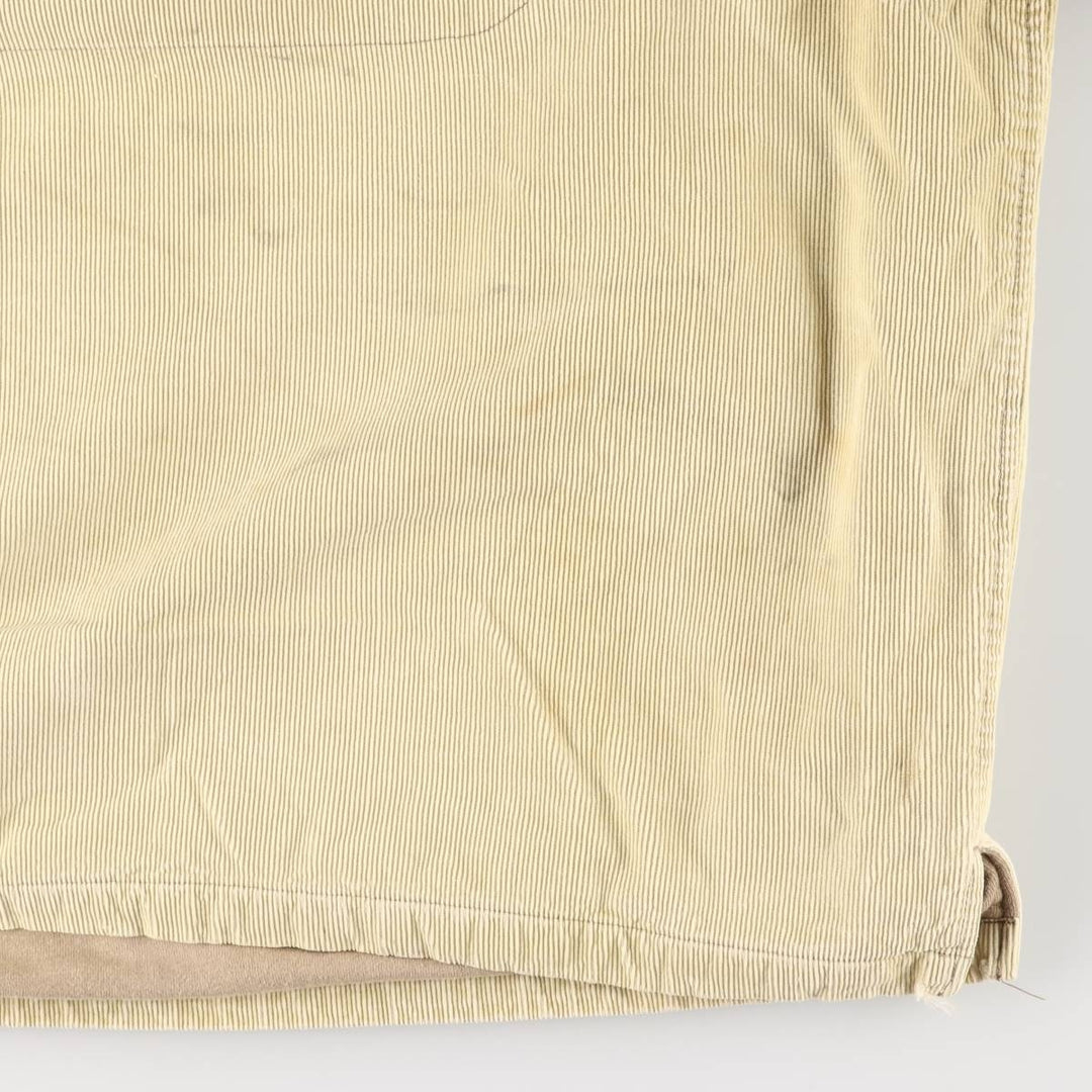 Levi's Anorak Parka Corduroy Blouson Men's Size L cotton Beige type Vintage Second Hand