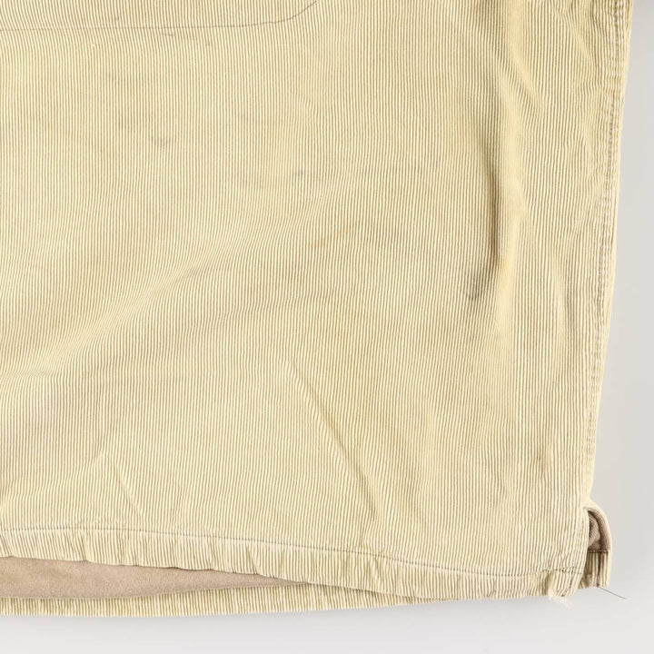 Levi's Anorak Parka Corduroy Blouson Men's Size L cotton Beige type Vintage Second Hand