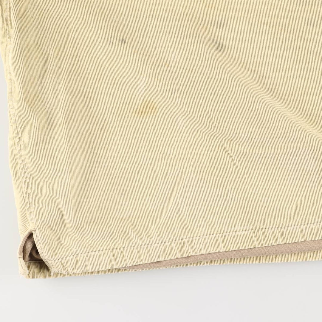 Levi's Anorak Parka Corduroy Blouson Men's Size L cotton Beige type Vintage Second Hand