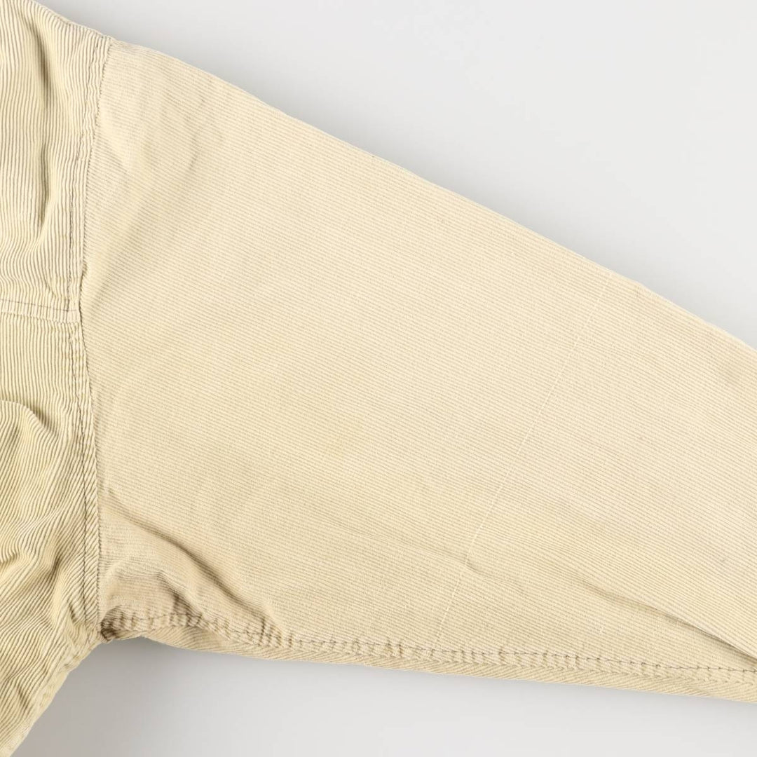 Levi's Anorak Parka Corduroy Blouson Men's Size L cotton Beige type Vintage Second Hand