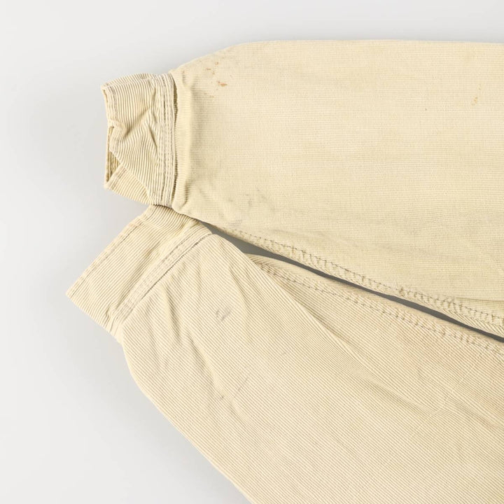 Levi's Anorak Parka Corduroy Blouson Men's Size L cotton Beige type Vintage Second Hand
