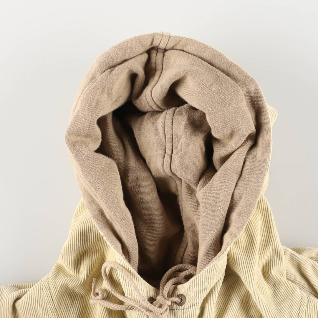 Levi's Anorak Parka Corduroy Blouson Men's Size L cotton Beige type Vintage Second Hand