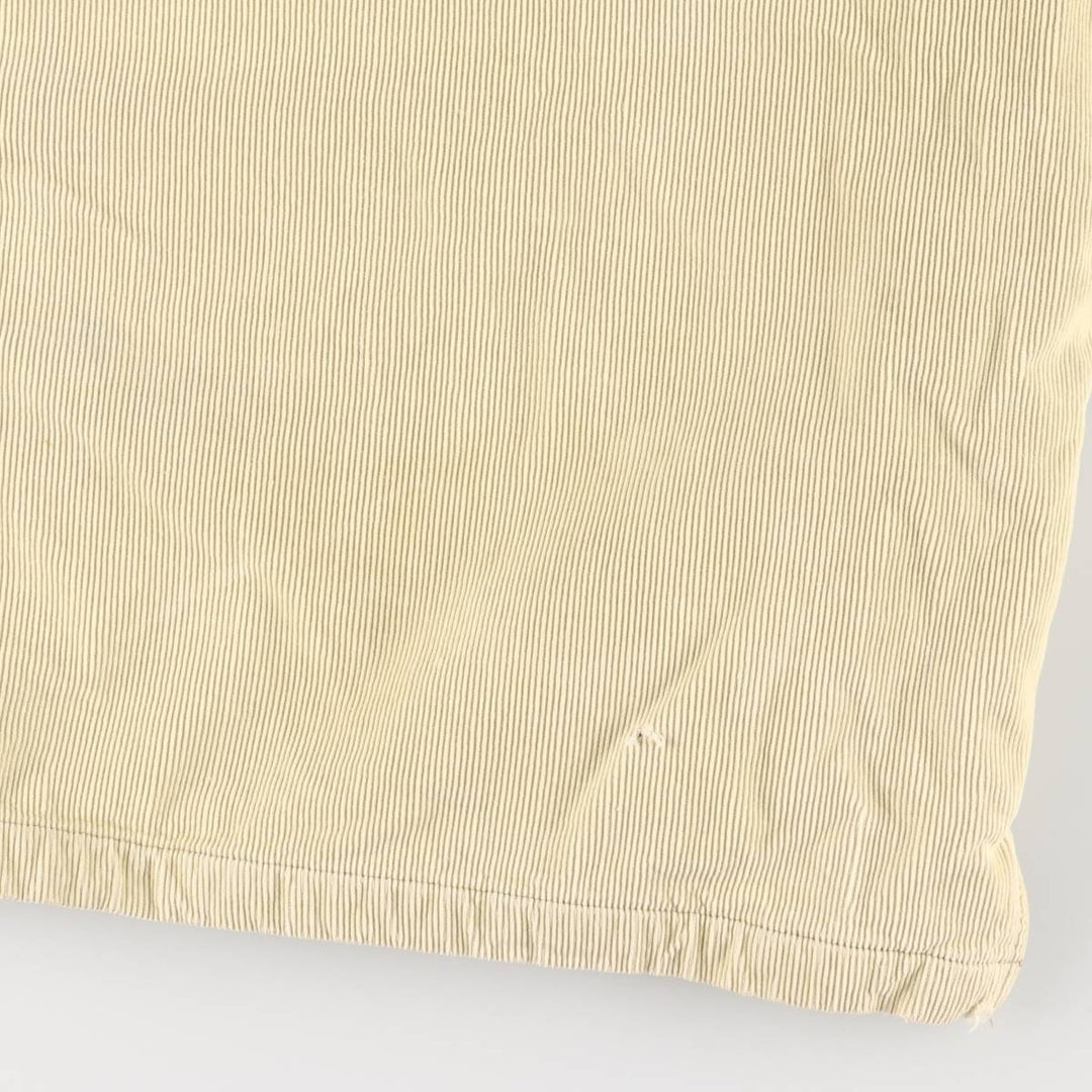 Levi's Anorak Parka Corduroy Blouson Men's Size L cotton Beige type Vintage Second Hand