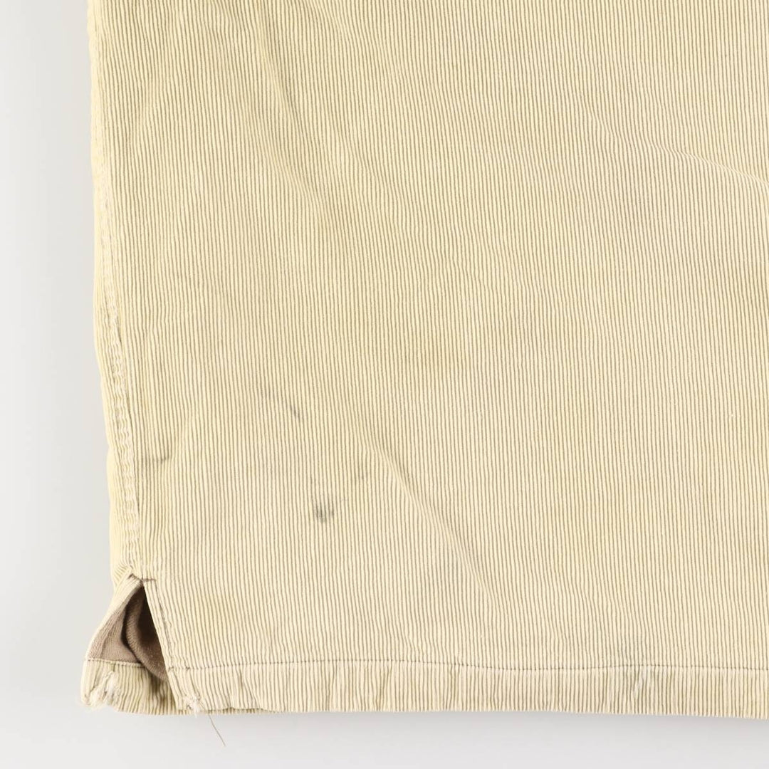 Levi's Anorak Parka Corduroy Blouson Men's Size L cotton Beige type Vintage Second Hand