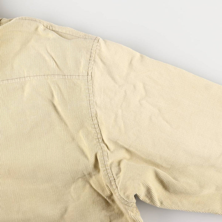 Levi's Anorak Parka Corduroy Blouson Men's Size L cotton Beige type Vintage Second Hand