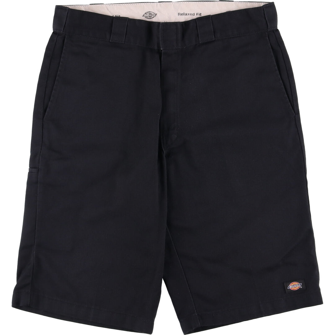 Dickies Relaxed Fit Work Shorts, Half Pants, Men's, W34 equivalent polyester black type Vintage Second Hand