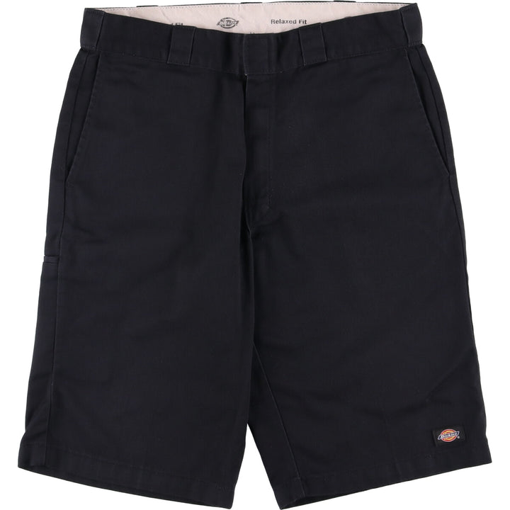 Dickies Relaxed Fit Work Shorts, Half Pants, Men's, W34 equivalent polyester black type Vintage Second Hand