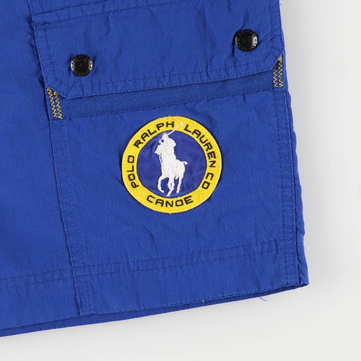Ralph Lauren POLO by Ralph Lauren swim shorts, short pants, men's M size Nylon blue type Vintage Second Hand
