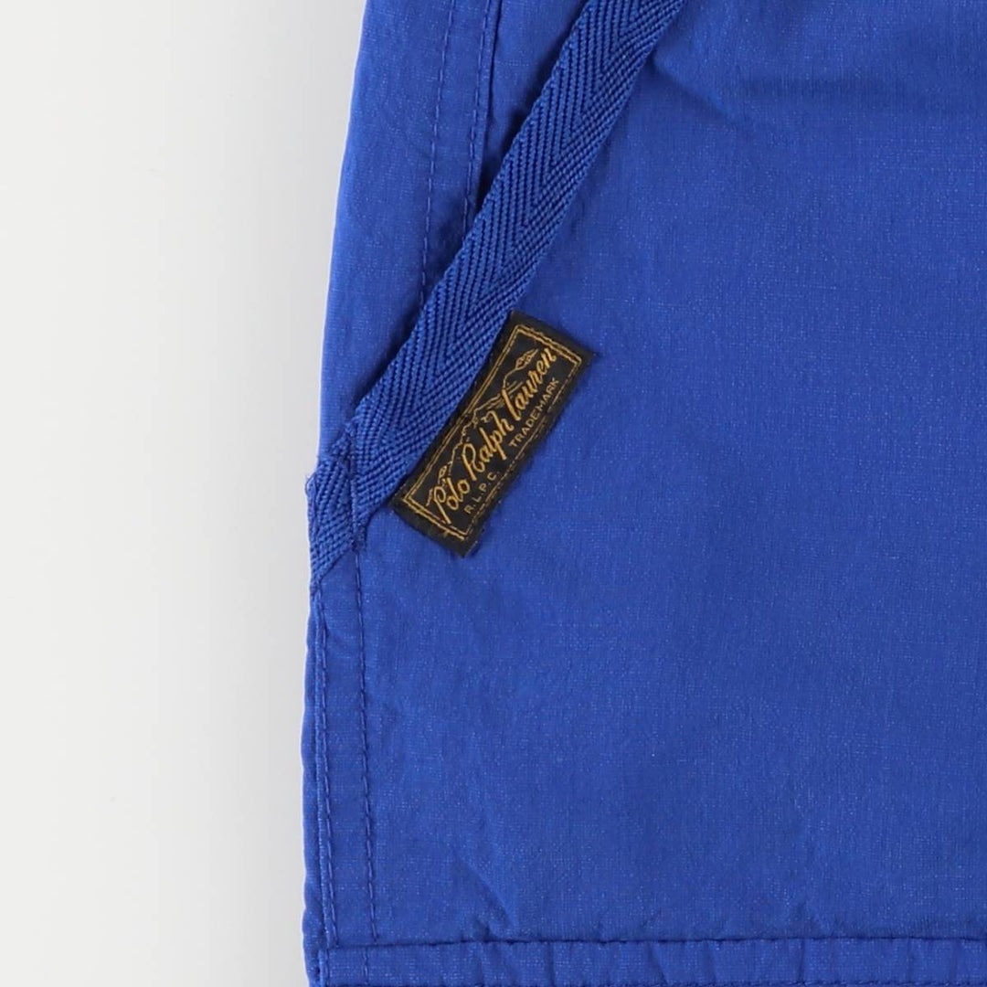 Ralph Lauren POLO by Ralph Lauren swim shorts, short pants, men's M size Nylon blue type Vintage Second Hand