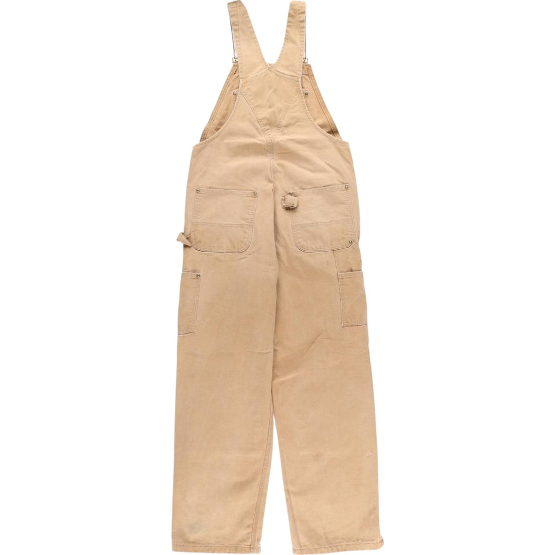 Carhartt Double Knee Duck Overalls for Men (W34 equivalent) unclear brown type Vintage Second Hand