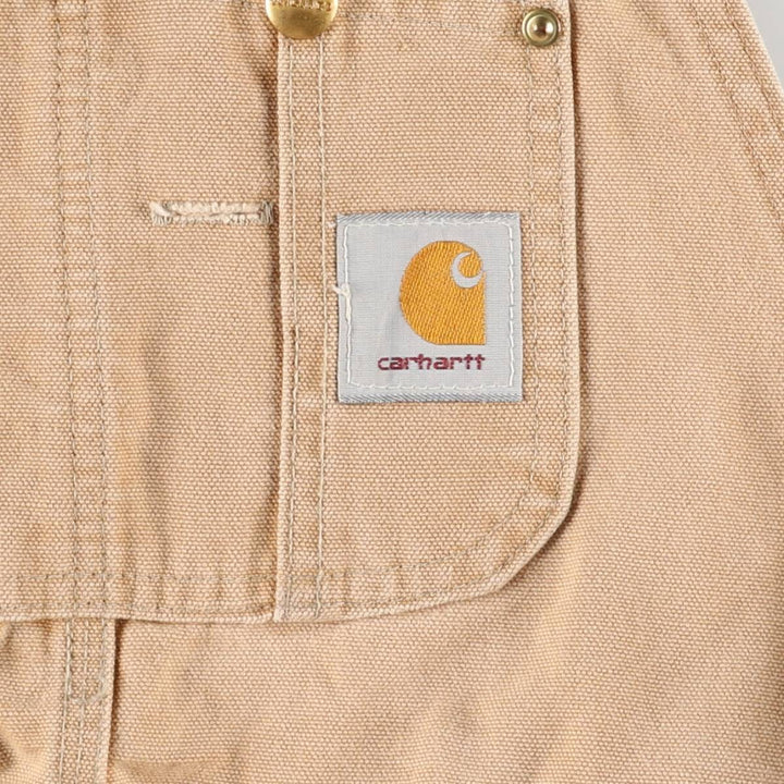 Carhartt Double Knee Duck Overalls for Men (W34 equivalent) unclear brown type Vintage Second Hand