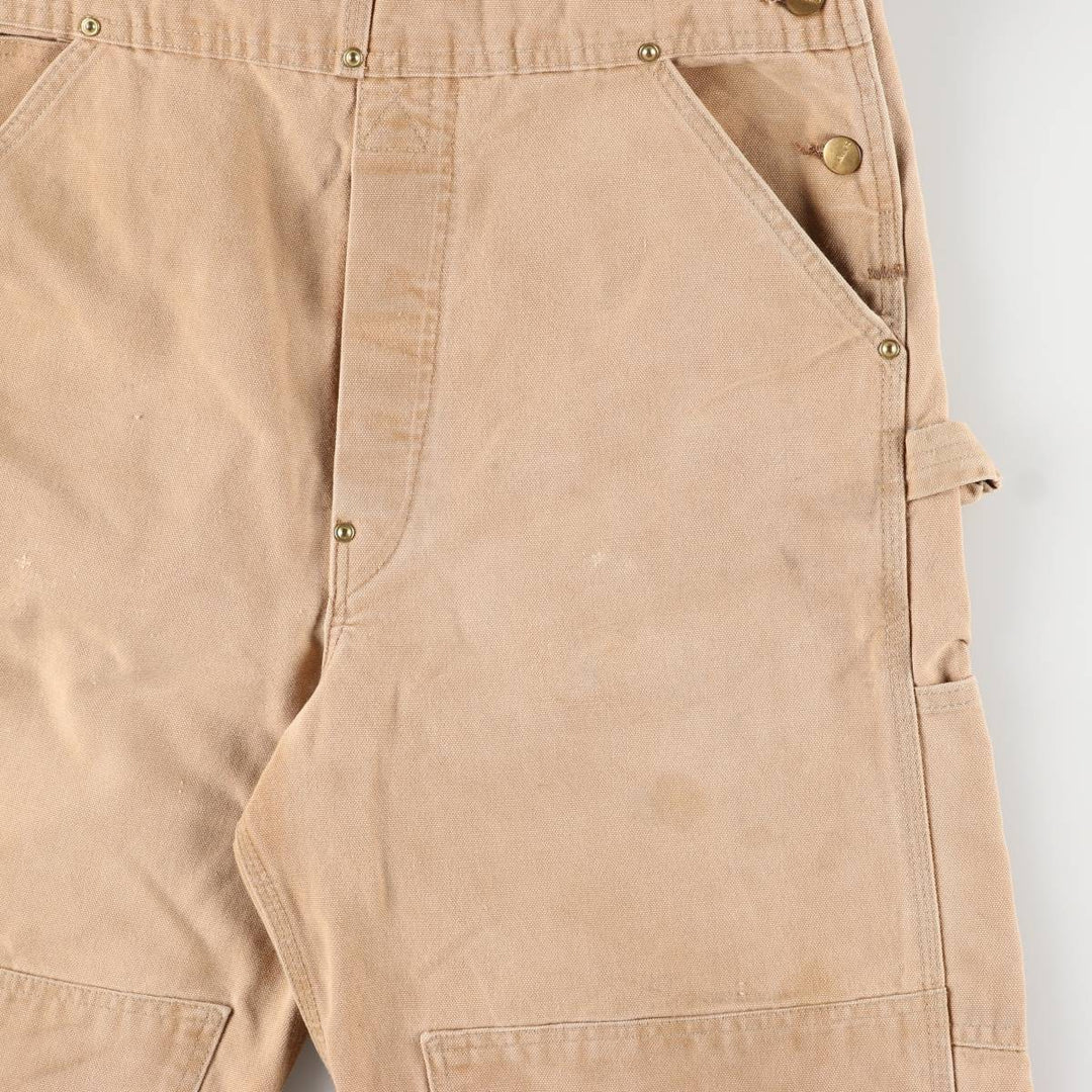 Carhartt Double Knee Duck Overalls for Men (W34 equivalent) unclear brown type Vintage Second Hand