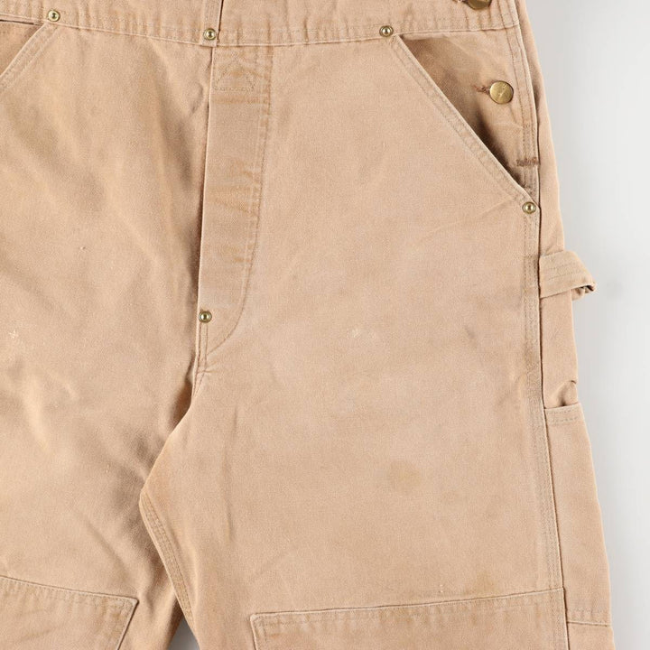 Carhartt Double Knee Duck Overalls for Men (W34 equivalent) unclear brown type Vintage Second Hand