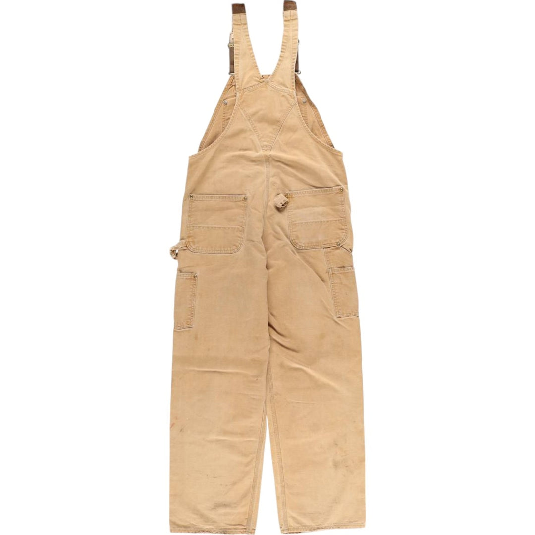 Carhartt Double Knee Duck Overalls for Men (W34 equivalent) unclear brown type Vintage Second Hand