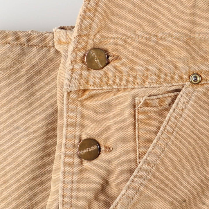 Carhartt Double Knee Duck Overalls for Men (W34 equivalent) unclear brown type Vintage Second Hand