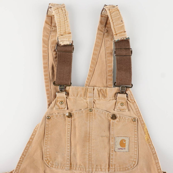 Carhartt Double Knee Duck Overalls for Men (W34 equivalent) unclear brown type Vintage Second Hand