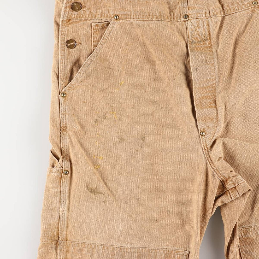 Carhartt Double Knee Duck Overalls for Men (W34 equivalent) unclear brown type Vintage Second Hand