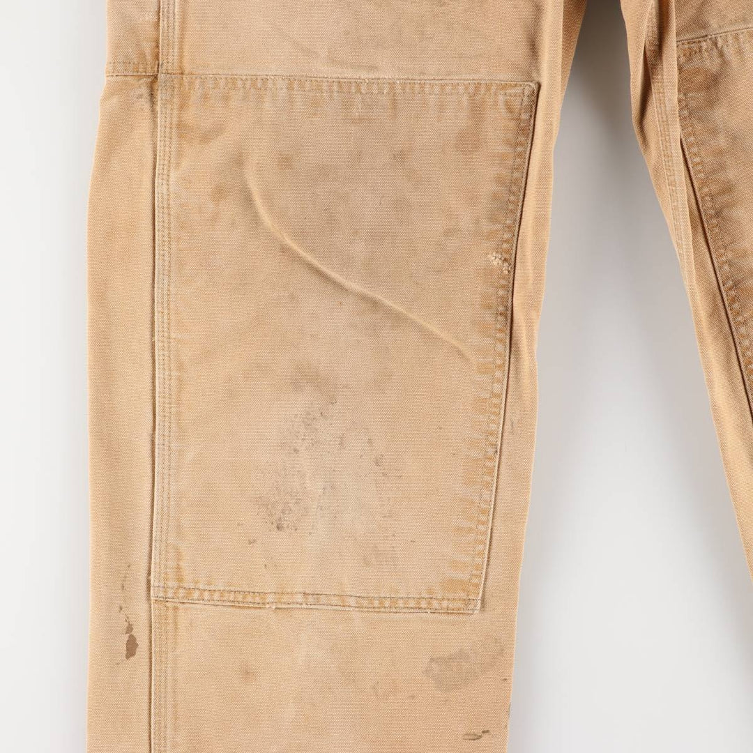 Carhartt Double Knee Duck Overalls for Men (W34 equivalent) unclear brown type Vintage Second Hand