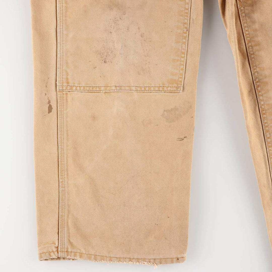 Carhartt Double Knee Duck Overalls for Men (W34 equivalent) unclear brown type Vintage Second Hand