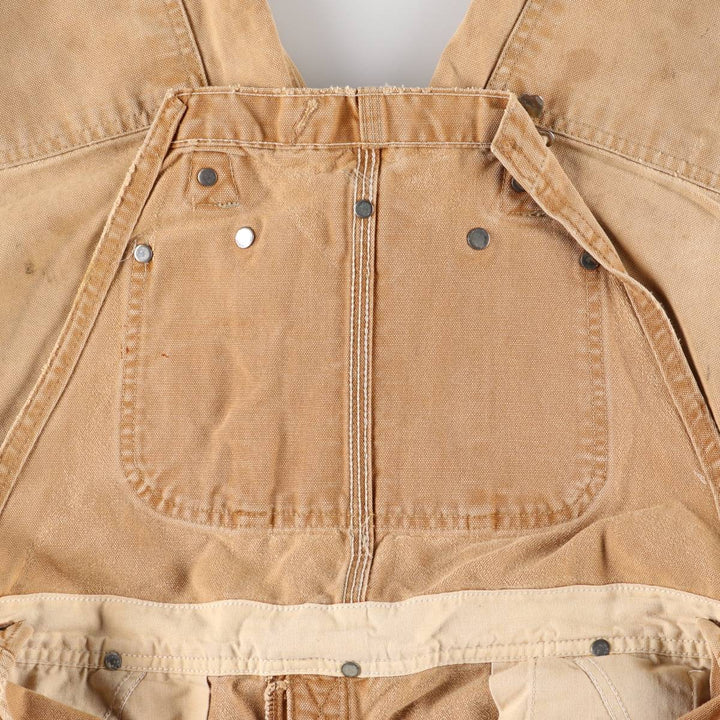 Carhartt Double Knee Duck Overalls for Men (W34 equivalent) unclear brown type Vintage Second Hand