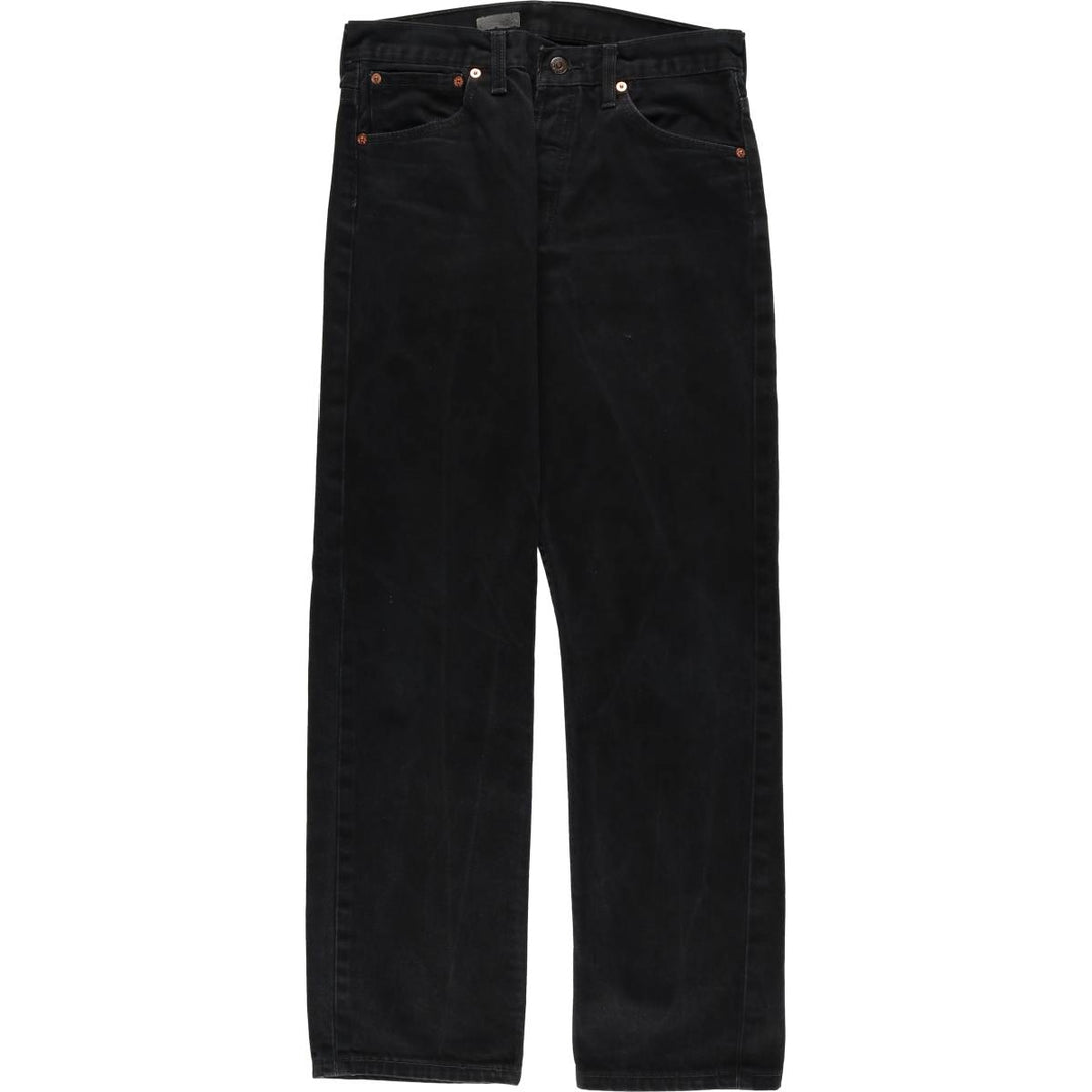 00'S Levi's 00535-0485 Black Denim Tapered Denim Pants Men's W30 equivalent cotton black type Vintage Second Hand