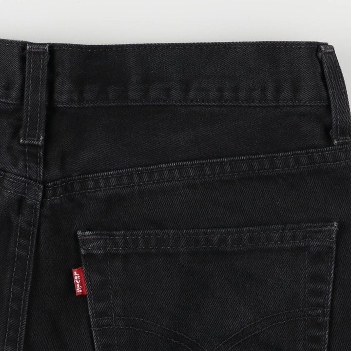00'S Levi's 00535-0485 Black Denim Tapered Denim Pants Men's W30 equivalent cotton black type Vintage Second Hand