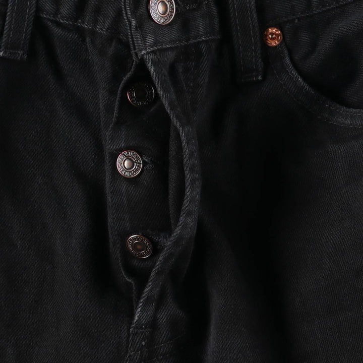 00'S Levi's 00535-0485 Black Denim Tapered Denim Pants Men's W30 equivalent cotton black type Vintage Second Hand