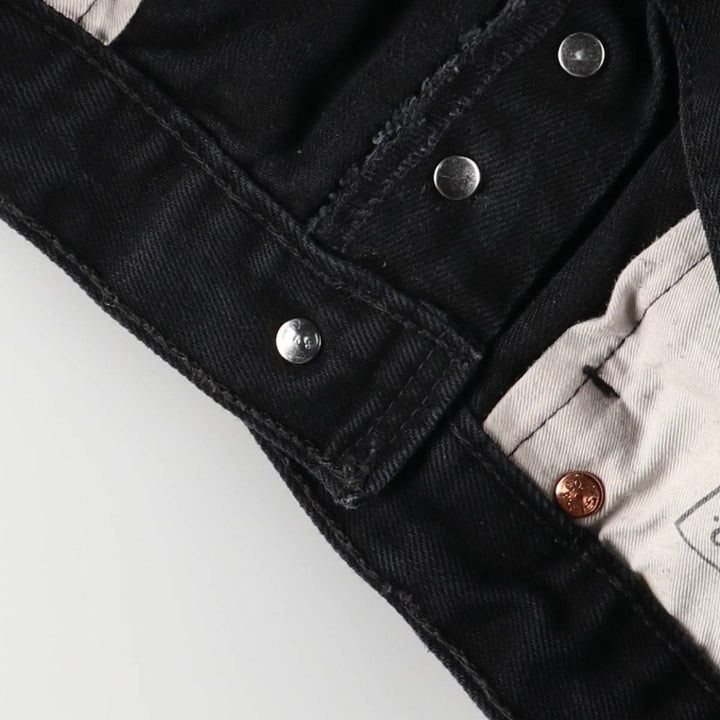 00'S Levi's 00535-0485 Black Denim Tapered Denim Pants Men's W30 equivalent cotton black type Vintage Second Hand