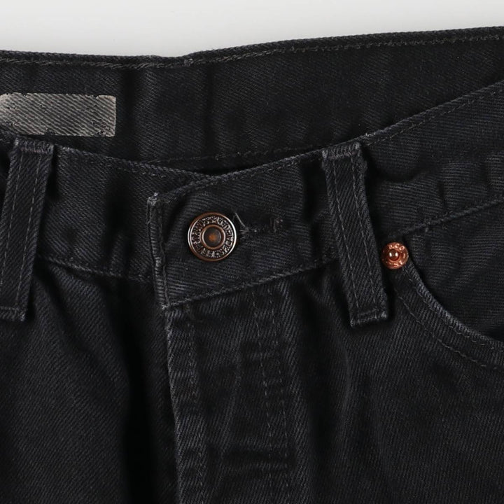 00'S Levi's 00535-0485 Black Denim Tapered Denim Pants Men's W30 equivalent cotton black type Vintage Second Hand