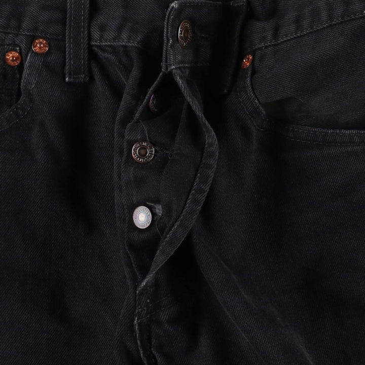 00'S Levi's 00535-0485 Black Denim Tapered Denim Pants Men's W30 equivalent cotton black type Vintage Second Hand