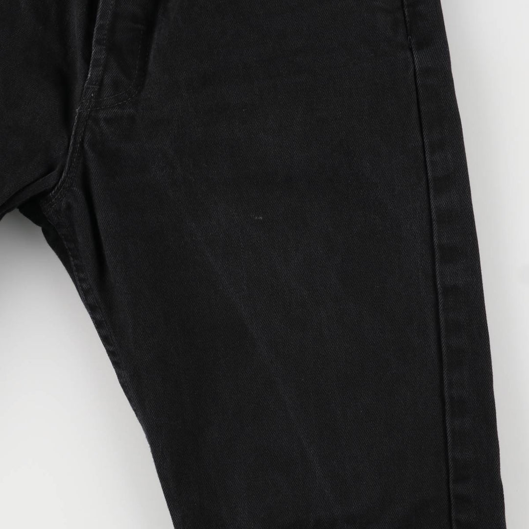 00'S Levi's 00535-0485 Black Denim Tapered Denim Pants Men's W30 equivalent cotton black type Vintage Second Hand