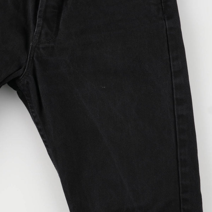 00'S Levi's 00535-0485 Black Denim Tapered Denim Pants Men's W30 equivalent cotton black type Vintage Second Hand